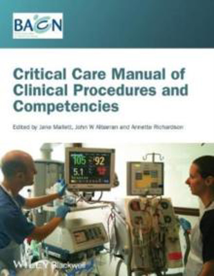 Picture of CRITICAL CARE MANUAL OF CLINICAL PROCEDURES AND COMPETENCIES