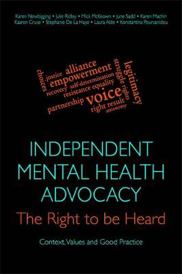 Picture of INDEPENDENT MENTAL HEALTH ADVOCACY - THE RIGHT TO BE HEARD