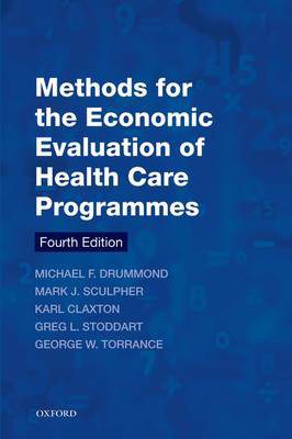 Picture of Methods for the Economic Evaluation of Health Care Programmes