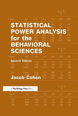Picture of Statistical Power Analysis for the Behavioral Sciences