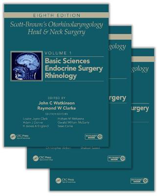Picture of Scott-Brown's Otorhinolaryngology and Head and Neck Surgery, Eighth Edition: 3 volume set