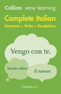Picture of Easy Learning Italian Complete Grammar, Verbs and Vocabulary (3 books in 1): Trusted support for learning (Collins Easy Learning)