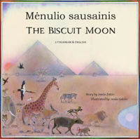 Picture of The Biscuit Moon Lithuanian and English