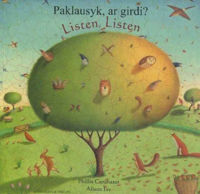 Picture of Listen, Listen in Lithuanian and English: Paklausyk, ar Girdi?